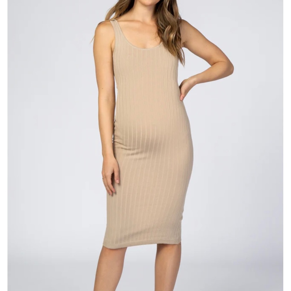 Pinkblush fitted maternity dress